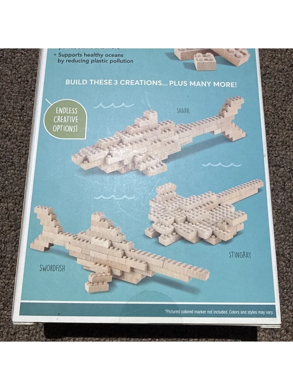 Eco Bricks Ocean Biodegradable Renewable Non Toxic Wooden